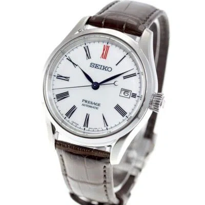 Pre-owned Seiko Presage Prestige Line Sarx061 Mechanical Automatic Men's Watch Brown