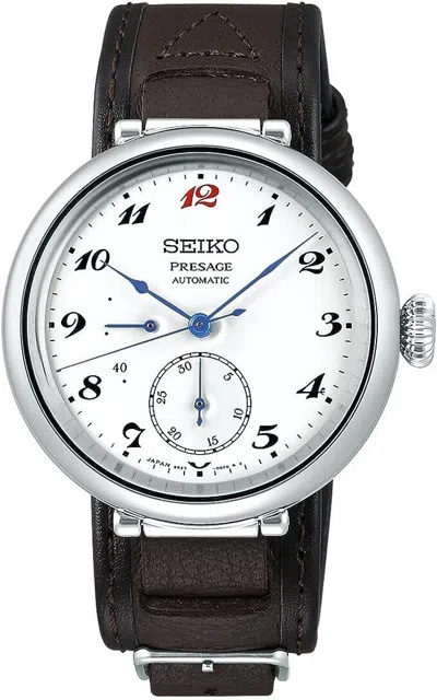 Pre-owned Seiko Presage Sarw065 110th Anniversary Limited Automatic Enamel Dial Watch Gift