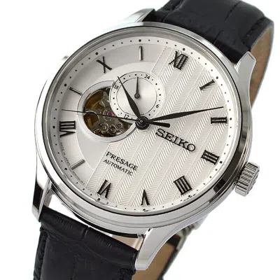 Pre-owned Seiko Presage Sary095 Ssa379j1 Mechanical Automatic Dual Curve Glass Watch Men's