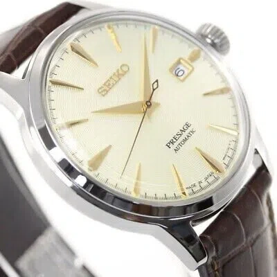 Pre-owned Seiko Presage Sary109 Champaign Gold Mechanical Automatic Men's Watch Japan