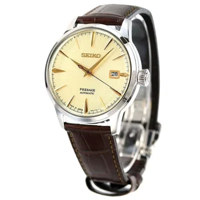 Pre-owned Seiko Presage Sary109 Champaign Ivory Automatic Men's Watch With Box