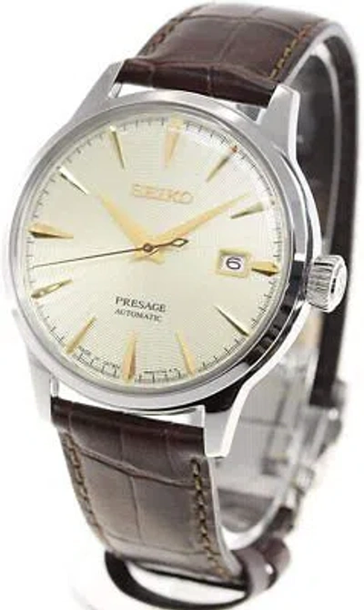 Pre-owned Seiko Presage Sary109 Mechanical Automatic Men's Watch In Box