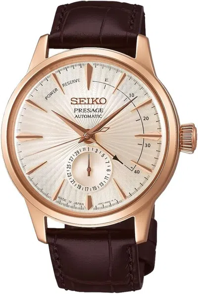 Pre-owned Seiko Presage Sary132 Watch Rose Gold Automatic Mechanical Elegant Men Box
