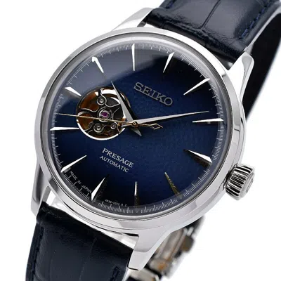 Pre-owned Seiko Presage Sary155 Ssa405j1 Mechanical Automatic Star Bar Watch Men's
