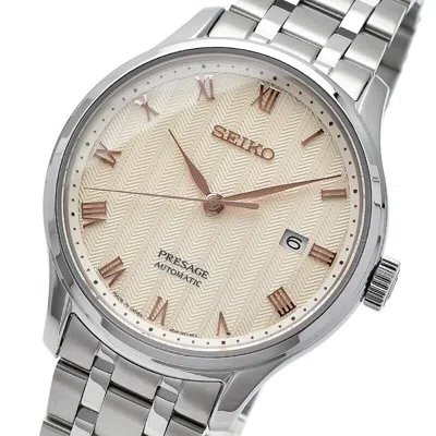 Pre-owned Seiko Presage Sary185 Mechanical Automatic Dual Curve Sapphire Glass Watch Men's