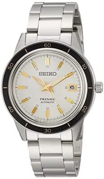 Pre-owned Seiko Presage Sary193 Style60's Automatic Men's Watch Silver From Japan