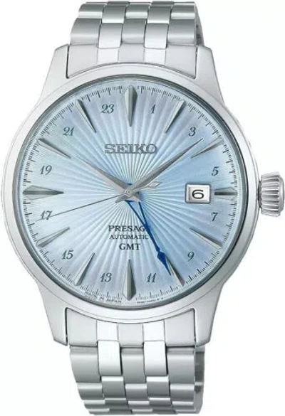 Pre-owned Seiko Presage Sary241 / Ssk037 Gmt Automatic Men's Watch Usus