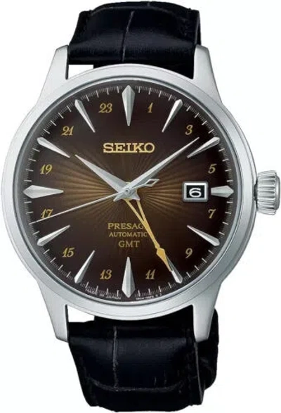 Pre-owned Seiko Presage Sary243 / Ssk039 Gmt Automatic Men's Watch Usus