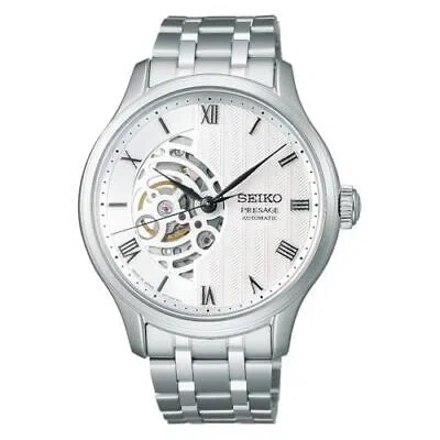 Pre-owned Seiko Presage Sary251 Japanese Garden Skeleton Dial Model Mechanical Men's Watch