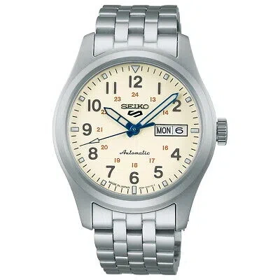 Pre-owned Seiko Presage Sbsa241 Cream 110th Anniversary Limited Men's Watch In Box