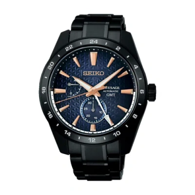 Pre-owned Seiko Presage Sharp Edged Limited Gmt Automatic Watch Sarf023 / Spb361j1 Usus