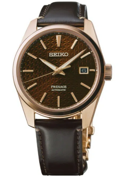 Pre-owned Seiko Presage Sharp Edged Series Automatic Men's Watch Spb170j1