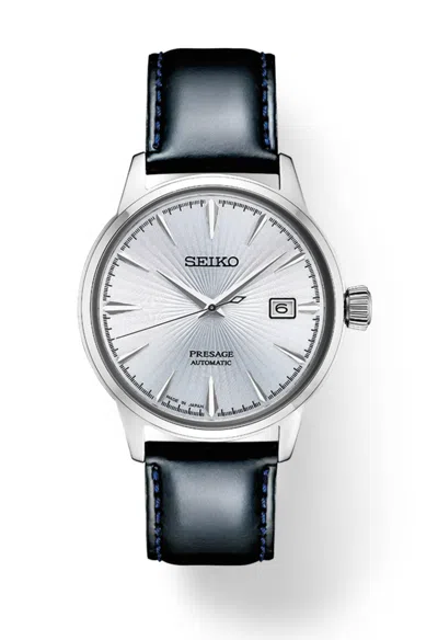 Pre-owned Seiko Presage Srpb43 40.5 Mm Stainless Steel Ice Blue Dial Automatic Men's Watch