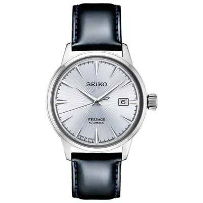 Pre-owned Seiko Presage Srpb43j1 Cocktail Time Automatic Ice Blue Dial Japan Made Watch