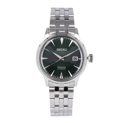 Pre-owned Seiko Presage Srpe15j1 Cocktail Time Srpe15j Automatic Analog Green