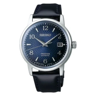 Pre-owned Seiko Presage Srpe43j1 Cocktail Manhattan Blue Japan Made Watch Int Warranty