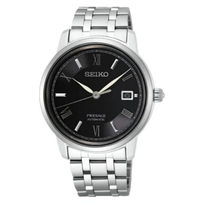 Pre-owned Seiko Presage Srpf27j1 Sapphire Automatic Black Dial Made In Japen