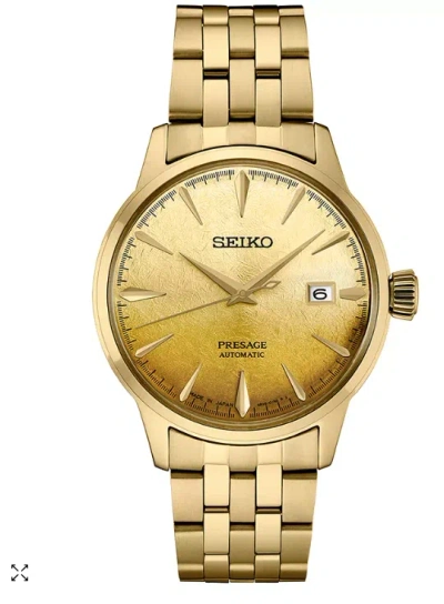 Pre-owned Seiko Presage Srpk46j1 Mens Automatic Watch (fedex 2 Day)