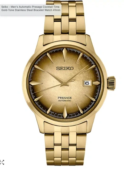 Pre-owned Seiko Presage Srpk48j1 Mens Automatic Watch (fedex 2 Day)