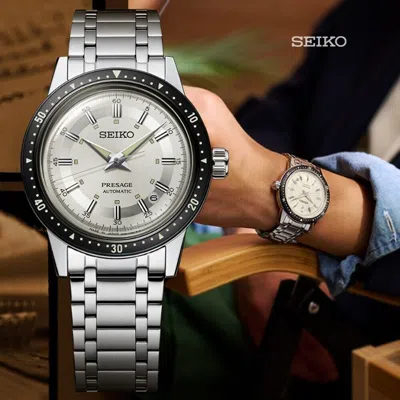 Pre-owned Seiko Presage Srpk61j1 Style 60's 60th Anniversary Automatic Men's Dress Watch