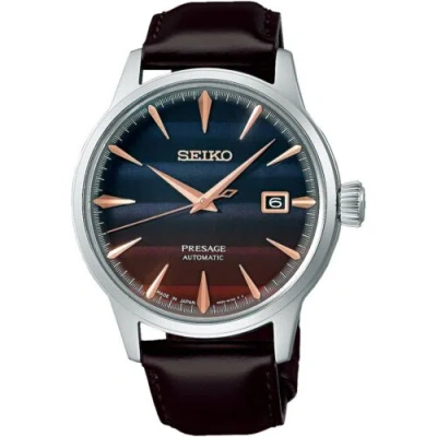 Pre-owned Seiko Presage Srpk75j1 Purple Sunset Cocktail Time Limited Edition Men Watch