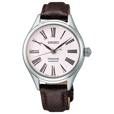Pre-owned Seiko Presage Srrx001 Mechanical Automatic Sapphire Crystal Enamel Dial Watch