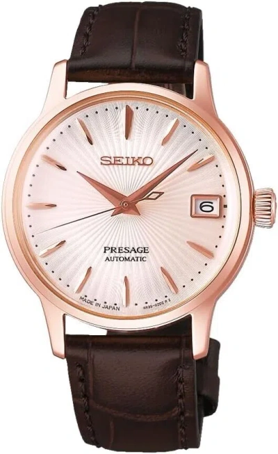 Pre-owned Seiko Presage Srry028 Pale Pink Women's Watch Waterproof With Box