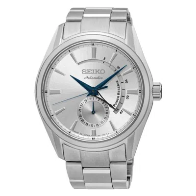 Pre-owned Seiko Presage Ssa303j1 Automatic Watch 4r57 Power Reserve Japan Stainless Silver