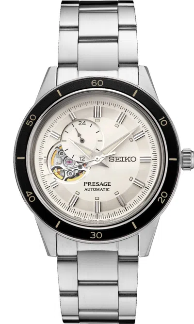 Pre-owned Seiko Presage Style '60s Collection Ssa423 41mm Automatic Men's Watch
