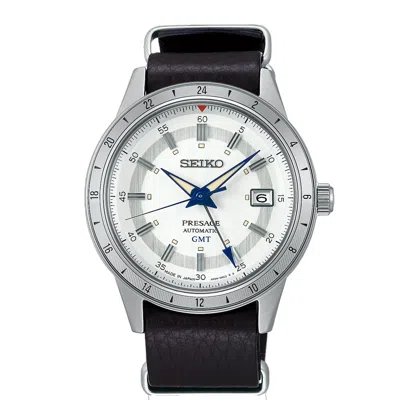 Pre-owned Seiko Presage Style 60s Laurel Limited Edition Automatic Gmt Watch Ssk015j1
