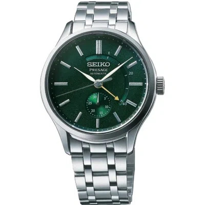 Pre-owned Seiko Presage Zen Garden Automatic Green Dial Men's Watch Ssa397j1