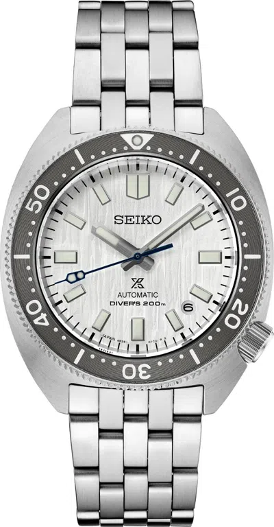 Pre-owned Seiko Prospex 110th Anniversary Slim Turtle Ice Dial Watch Spb333
