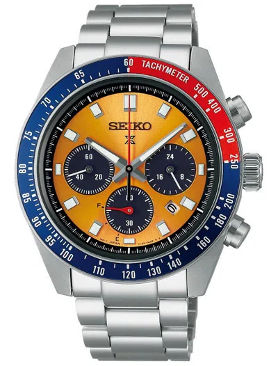 Pre-owned Seiko Prospex 1969 Re-interpretation Solar Chronograph Men's Watch Ssc947p1