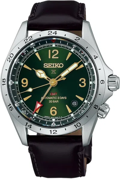 Pre-owned Seiko Prospex Alpinist Mechanical Automatic Gmt Limited Edition Watch Sbej005