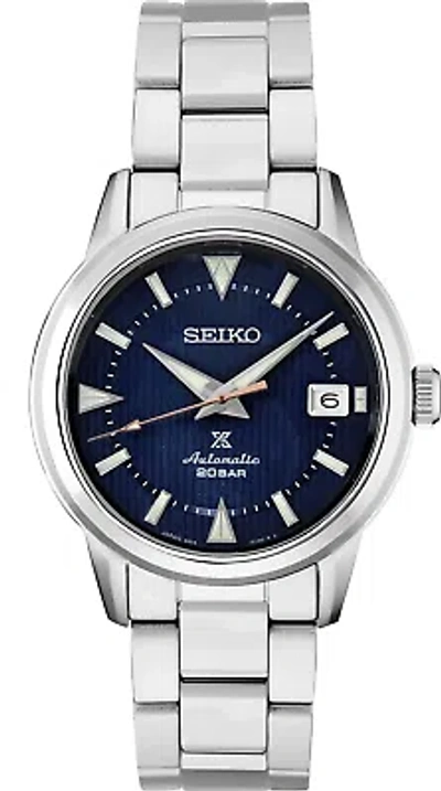 Pre-owned Seiko Prospex Alpinist Mens Automatic Blue Dial Watch Spb249