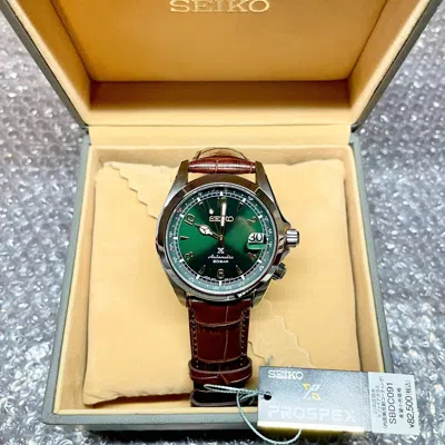 Pre-owned Seiko Prospex Alpinist Sbdc091 Automatic Power Reserve Made In Japan In Box