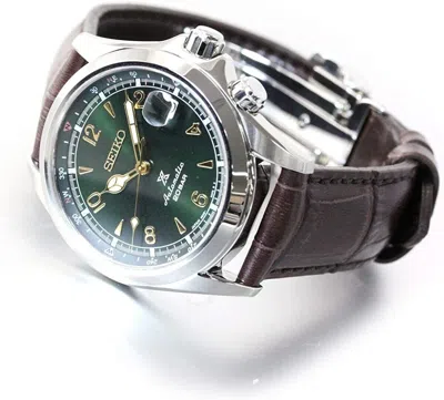 Pre-owned Seiko Prospex Alpinist Sbdc091 Mechanical Automatic Men's Watch In Box