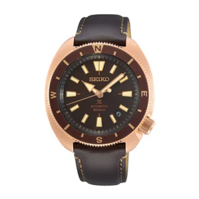 Pre-owned Seiko Prospex Automatic Brown Dial Men's 42.4mm Analog Watch Srpg18