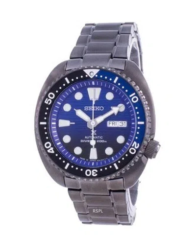 Pre-owned Seiko Prospex Automatic Diver's Blue Dial Black Bezel Srpd11j1 Men's Watch 200m
