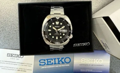 Pre-owned Seiko Prospex Automatic King Turtle 200m Diver Watch Srpe03 With Tag