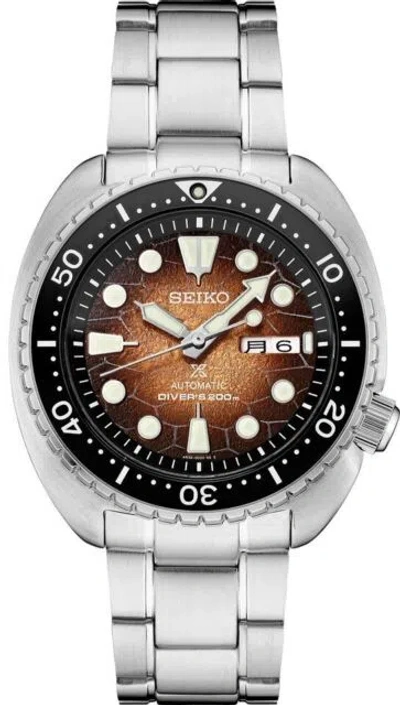 Pre-owned Seiko Prospex Automatic Turtle Divers 200m Watch Special Edition Srph55
