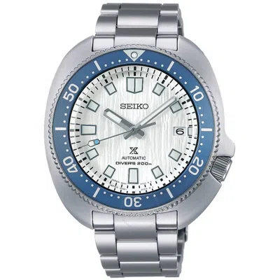 Seiko Prospex Automatic White Dial Men's Watch Spb301j1 In Blue / White