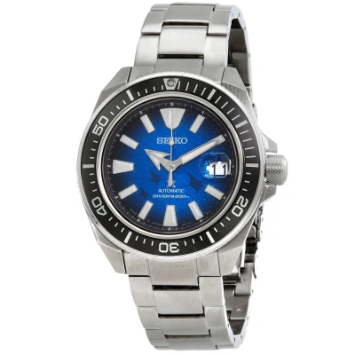 Seiko Prospex Blue "manta Ray" Dial Automatic Men's Watch Srpe33 In Black / Blue