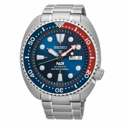 Pre-owned Seiko Prospex Blue Men's Watch - Srpe99 Turtle Special Edition