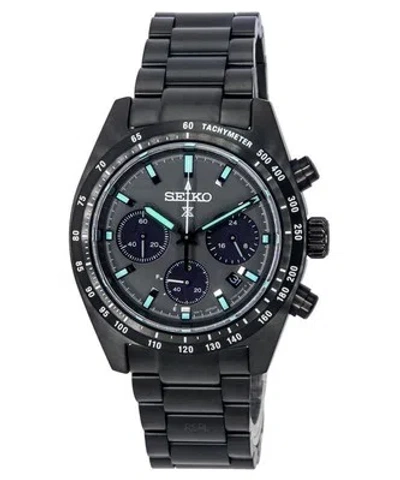 Pre-owned Seiko Prospex Chronograph Solar Ssc917p1 Men's Watch