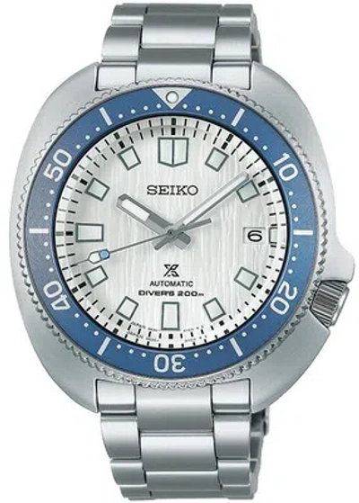 Pre-owned Seiko Prospex Diver Scuba Save The Ocean Sbdc169 White Men's Watch In Box