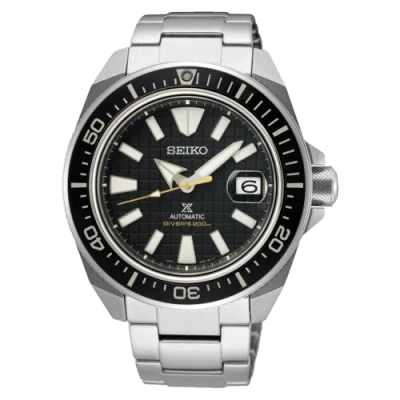 Pre-owned Seiko Prospex King Samurai Black Srpe35k1 Automatic Sapphire Watch