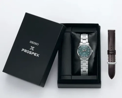 Pre-owned Seiko Prospex Mens Alpinist Mystic Forest Dial Analog Display Wrist Watch Spb289