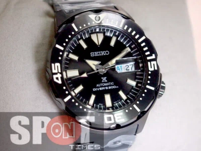 Pre-owned Seiko Prospex Monster Automatic Diver's Men's Watch Srpd29k1