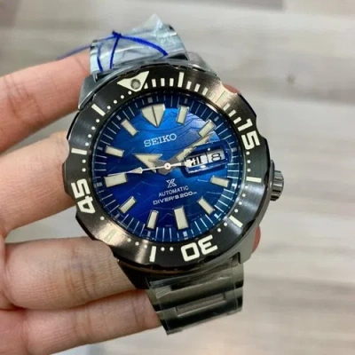 Pre-owned Seiko Prospex Monster Automatic Srpe09k1 + Worldwide Warranty +  Box Us4
